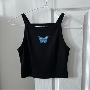 butterfly shein tank